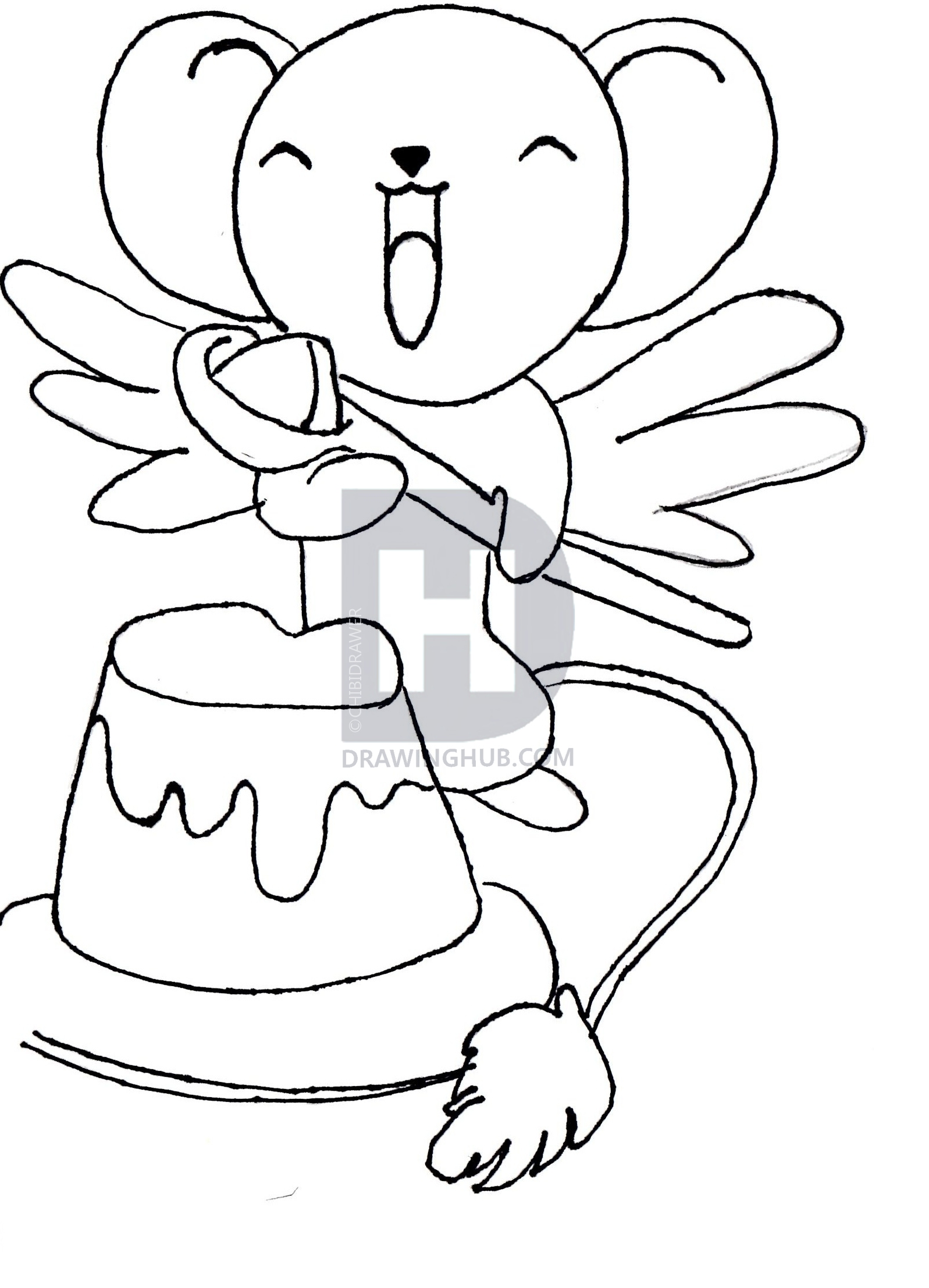 1597x2214 Keroberos Cardcaptor Sakura Drawing - Cardcaptor Sakura Drawing