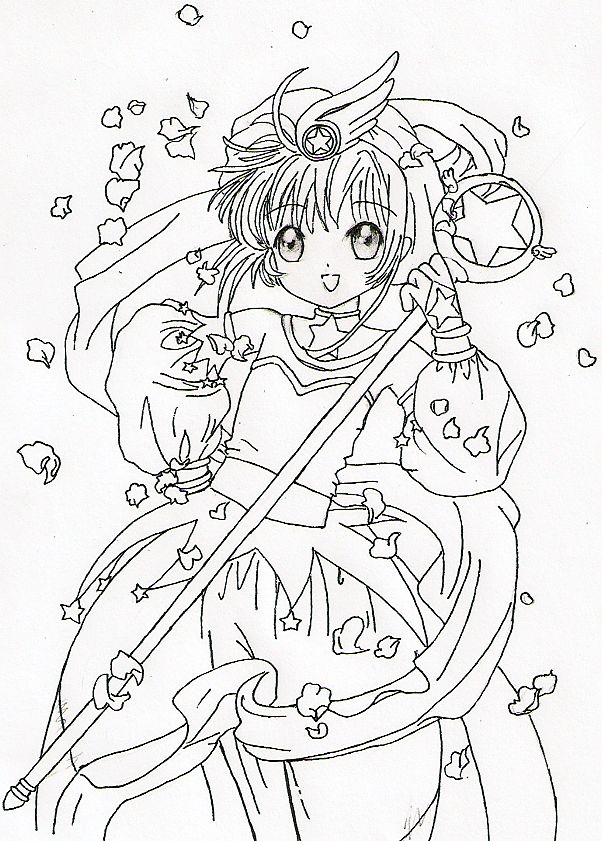 602x841 This Is Supposed To Be A Drawing Of Cardcaptor Sakura - Cardcaptor Sakura Drawing
