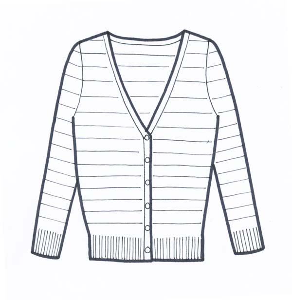 Cardigan Drawing at Explore collection of Cardigan