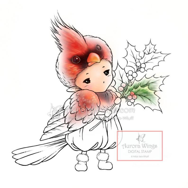 794x794 digital stamp cardinal sprite instant download digistamp etsy - Cardinal Line Drawing