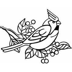236x236 Cardinal Clipart Line Drawing - Cardinal Line Drawing
