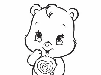 334x250 Care Bears - Care Bear Drawing