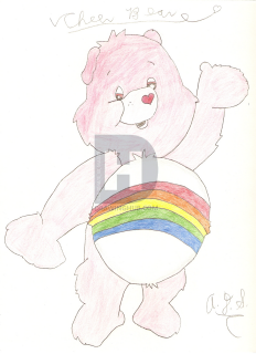 232x320 how to draw cheer bear from care bears, step - Care Bear Drawing