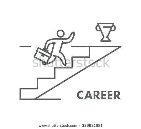 450x414 drawing career line icon successful career vector business symbol - Career In Drawing
