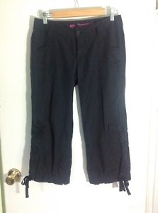 223x300 o'neill women's navy blue size embroidered casual cargo capri w - Cargo Drawings