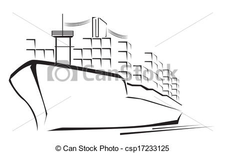 450x307 Cargo Ship Symbol - Cargo Ship Drawing