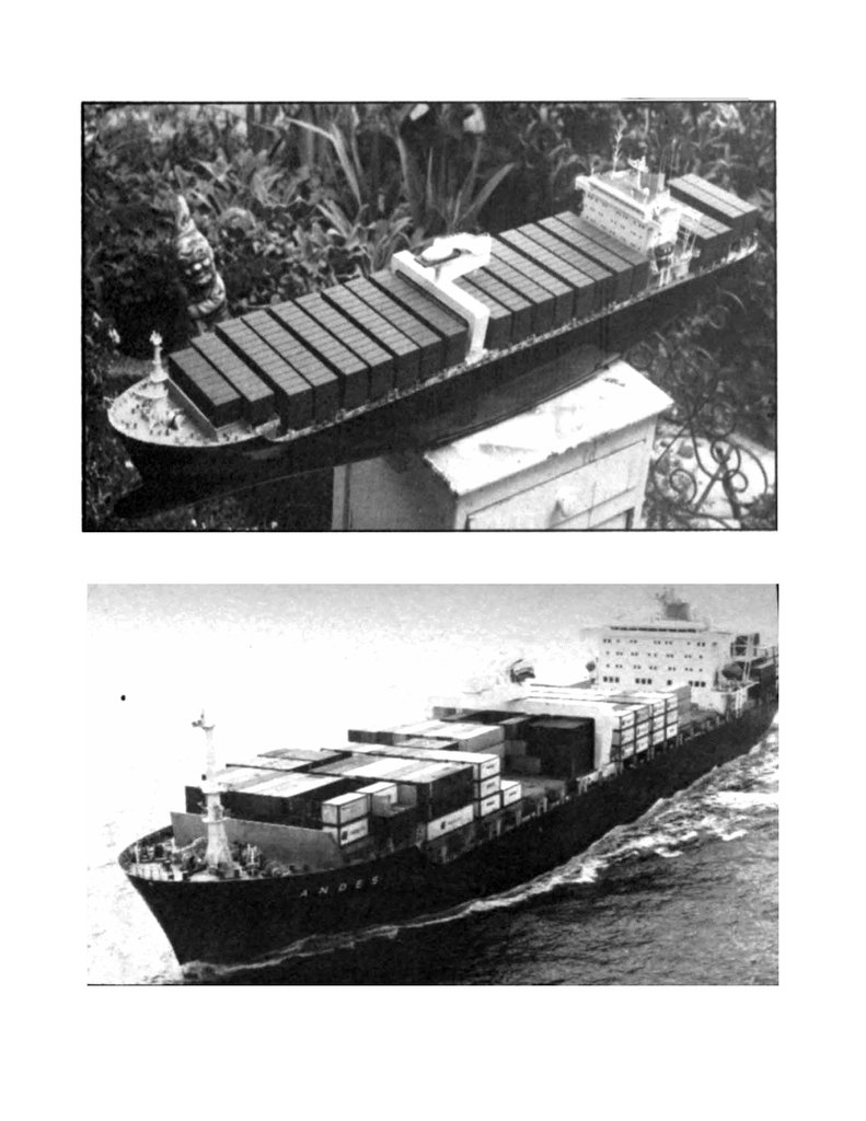 791x1024 Full Size Drawings Scale Length M V Andes Container Ship - Cargo Ship Drawing