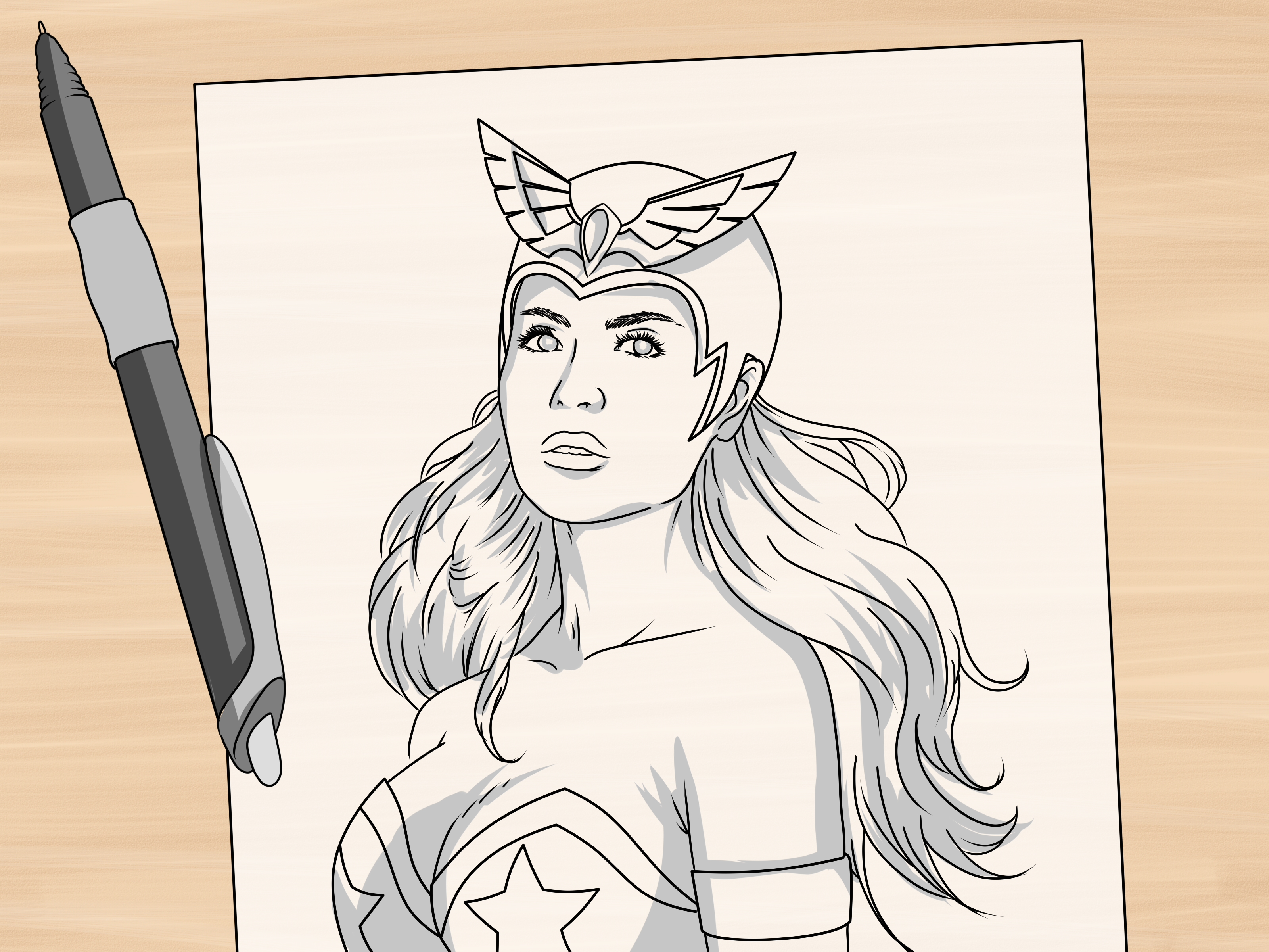 3200x2400 how to caricature steps - Caricature Drawing