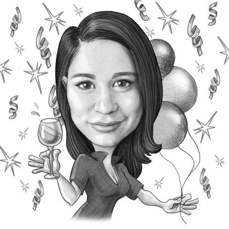 463x463 party or event caricatures from photo - Caricature Drawing