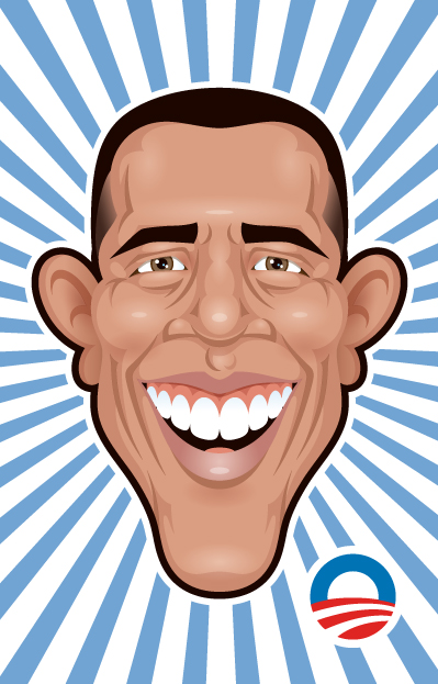 399x623 big caricature the art of obama - Caricature Drawing Of Barack Obama