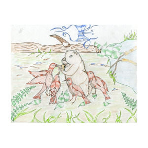 300x300 Sharing Is Caring Drawing - Caring Drawing