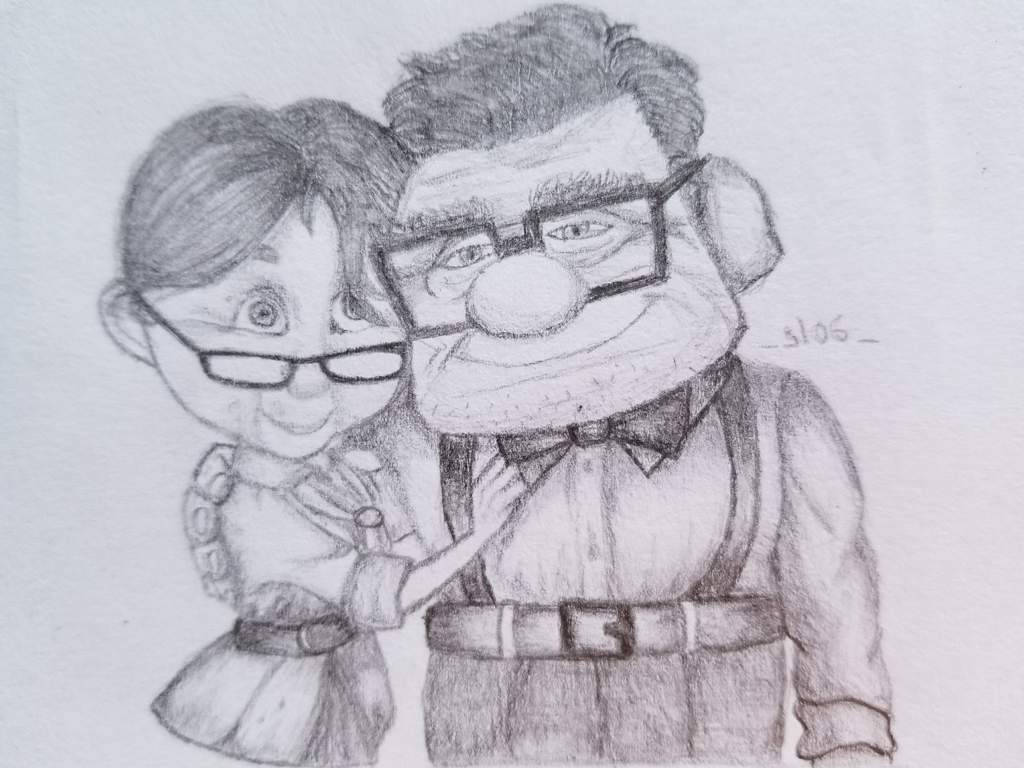 1024x768 Carl And Disney Amino - Carl And Ellie Drawing