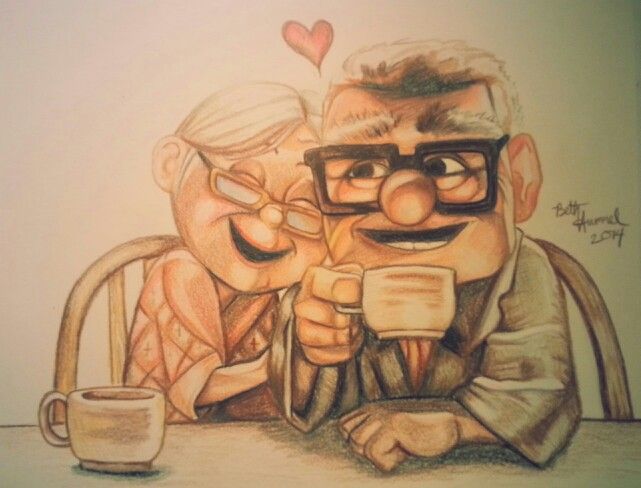 641x488 Wonderful Love Story Carl And Ellie - Carl And Ellie Drawing