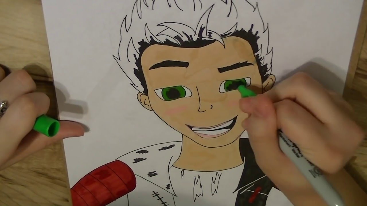 1280x720 Drawing Carlos Descendants Disney Series - Carlos Drawing