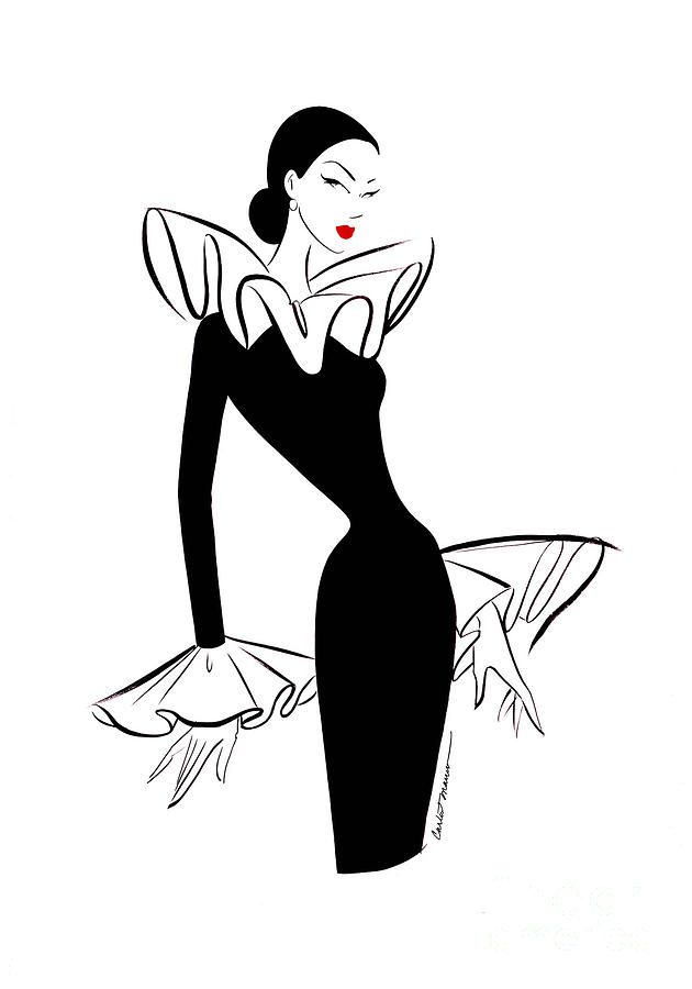 630x900 Fashion Silhouette - Carlos Drawing