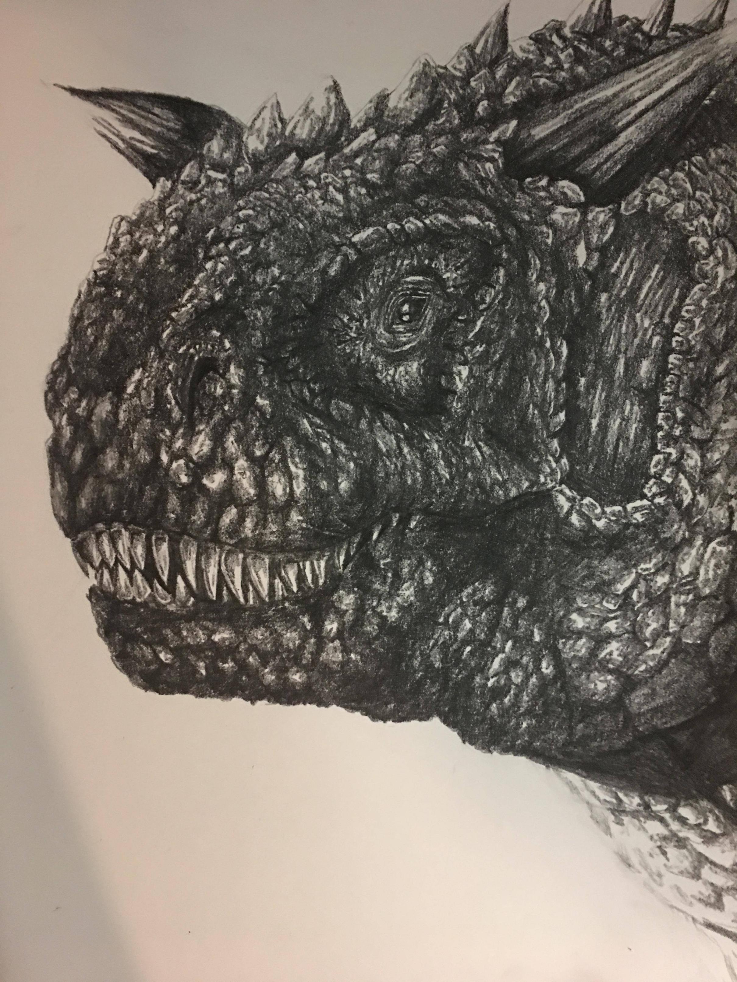 2419x3226 I Made A Drawing Of A Carnotaurus - Carnotaurus Drawing