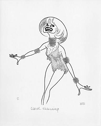 385x481 carol channing double signed lithograph - Carol Drawing