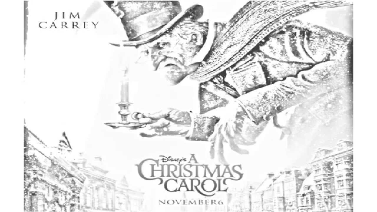 1280x720 auto draw jim carrey in a christmas carol - Carol Drawing