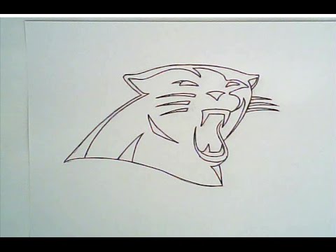 480x360 Carolina Panthers Logo - Carolina Panthers Drawing