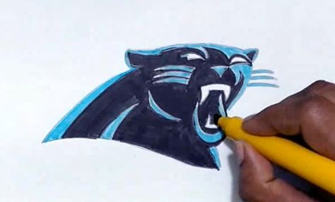 474x287 Learn How To Draw The Carolina Panthers Logo In This Step - Carolina Panthers Drawing