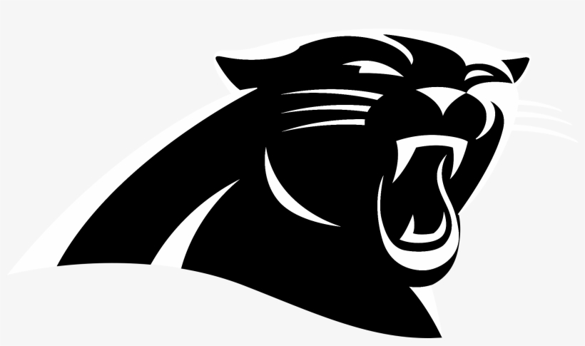 820x485 Panther Drawing Logo - Carolina Panthers Drawing