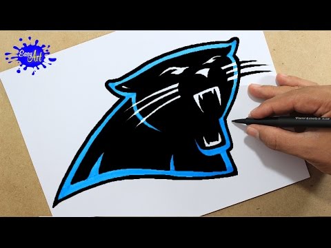 480x360 Huge Collection Of 'carolina Panthers Drawing' Download More Than - Carolina Panthers Logo Drawing