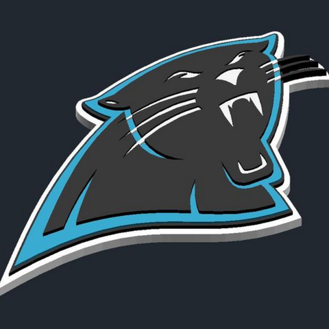 480x480 Simple Free Printer Carolina Panthers Logo Cults - Carolina Panthers Logo Drawing