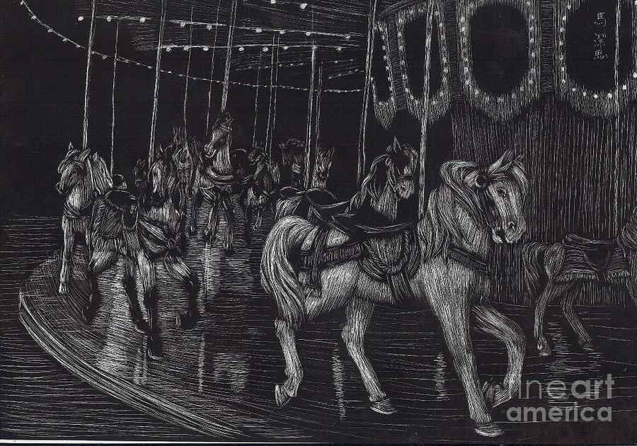 900x630 carousel drawing - Carousel Drawing