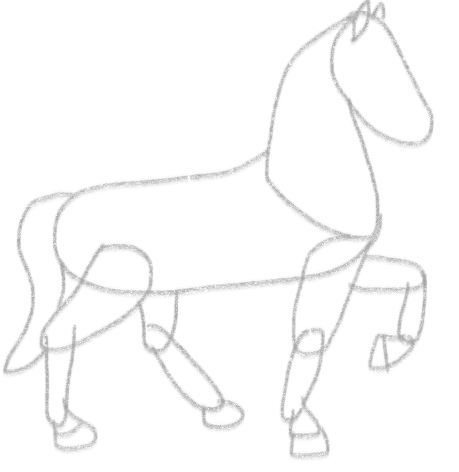 459x472 carousel horses - Carousel Horse Drawing