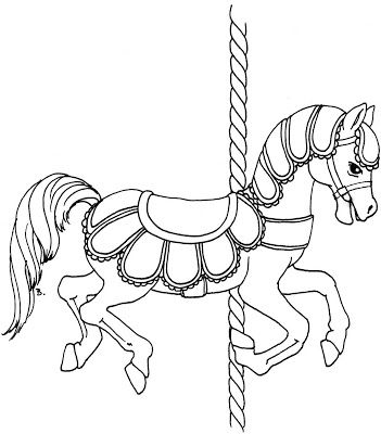 Carousel Horse Drawing at PaintingValley.com | Explore collection of ...