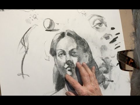 480x360 charcoal drawing portrait tips and techniques - Carpenter Drawing