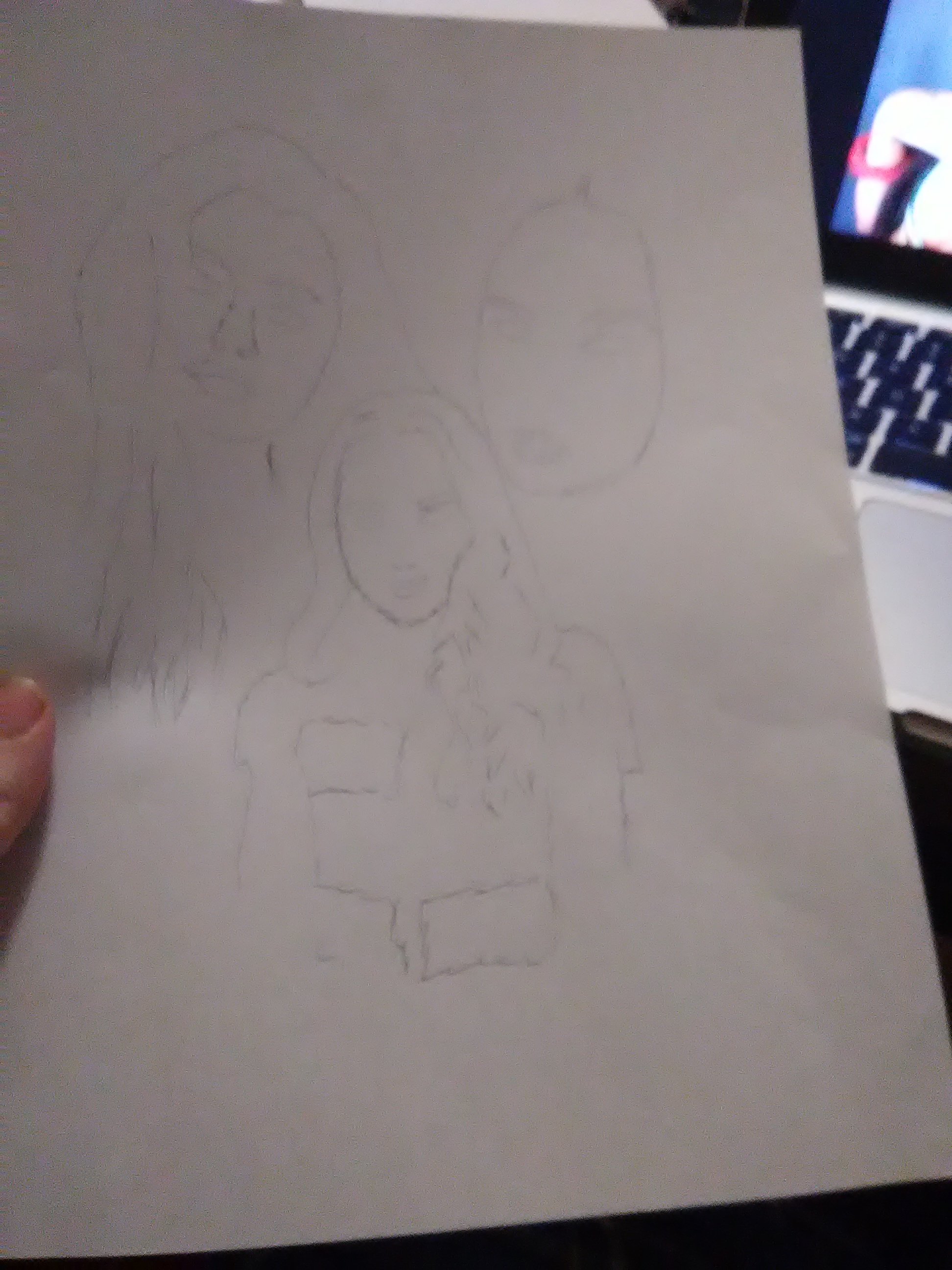 1944x2592 selena gomez and sabrina carpenter drawing - Carpenter Drawing