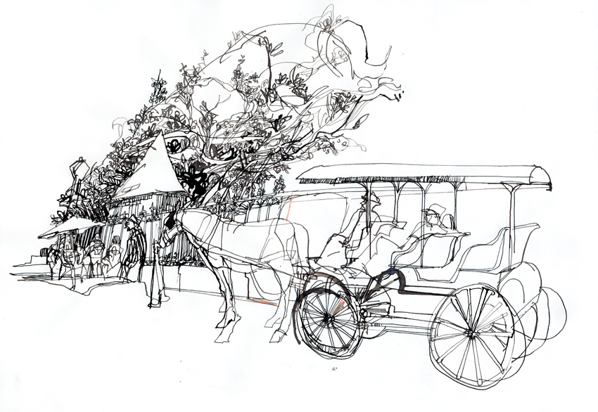 850x586 jackson square horse carriage - Carriage Drawing