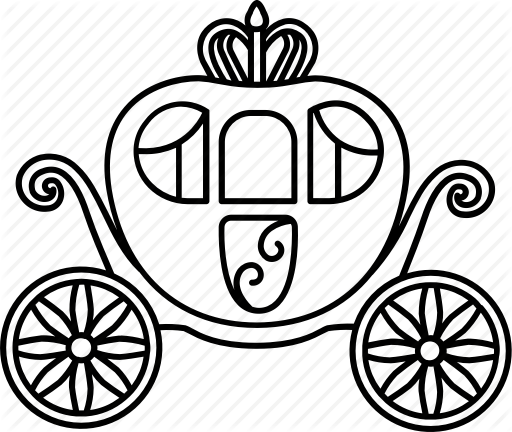 512x432 carriage, cinderella, dream, fairytale, fantasy, pumpkin, pumpkin - Carriage Drawing