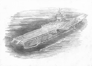300x217 enterprise aircraft carrier drawing - Carrier Drawing