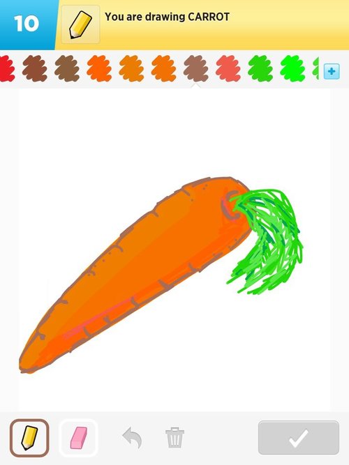 500x667 carrot drawings - Carrot Drawing