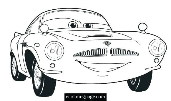 581x345 Coloring Pages For Cars Lightning Coloring Pages Cars Cool - Cars 2 Drawing