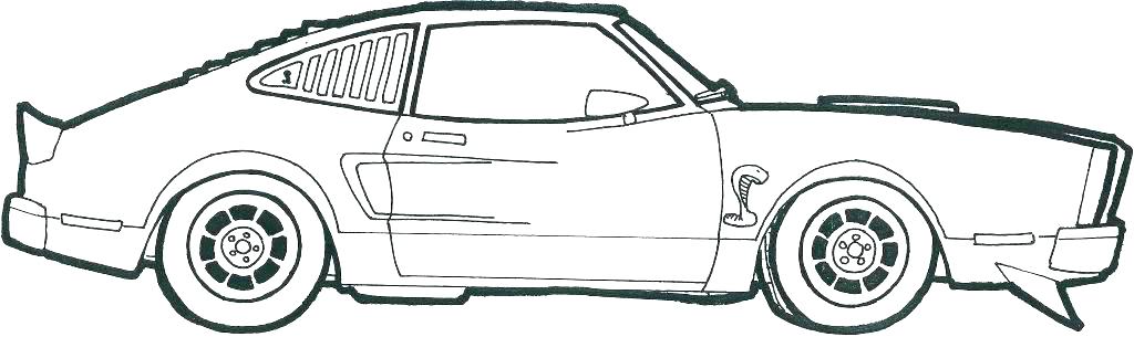 1024x305 Coloring Pages - Cars 2 Drawing