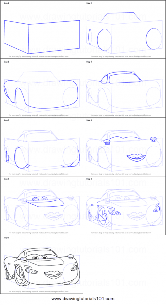 327x600 Cars Drawing Pictures - Cars 2 Drawing