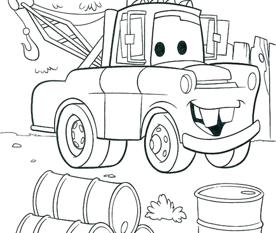 945x800 Cars Coloring Pages Lightning - Cars 2 Drawing Pictures