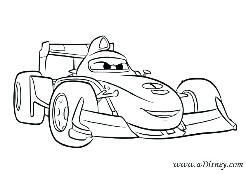 842x595 Ivan From Disney Cars Coloring - Cars 2 Drawing Pictures