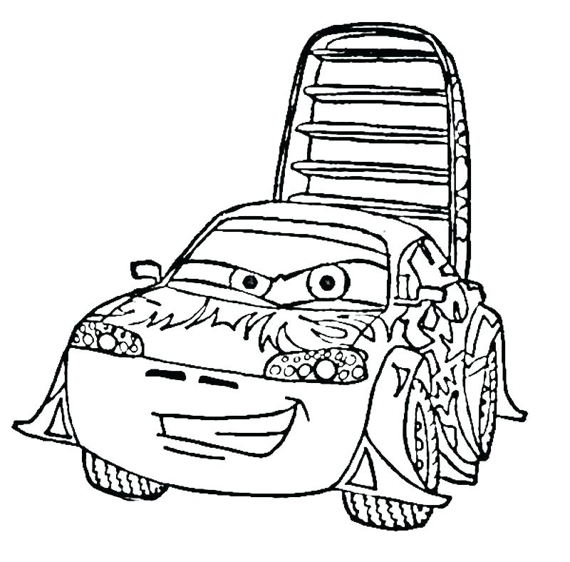 800x788 Cars Coloring Pages - Cars 2 Drawing Pictures
