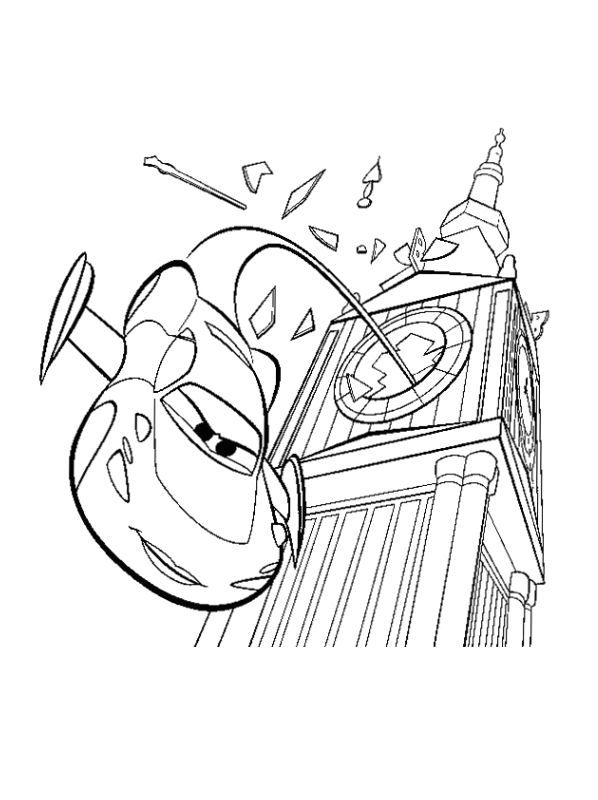 598x800 Coloring - Cars 2 Drawing Pictures