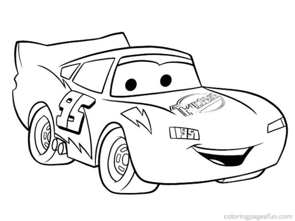 1024x768 Cars Coloring Pages - Cars 2 Drawing Pictures