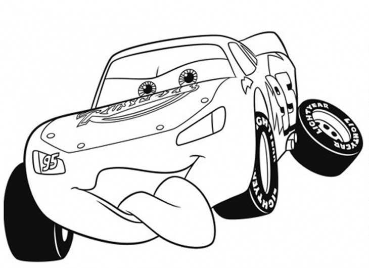 730x530 Cars Disney Coloring Pages Luxury Lightning Mcqueen Drawing - Cars 2 Drawing Pictures