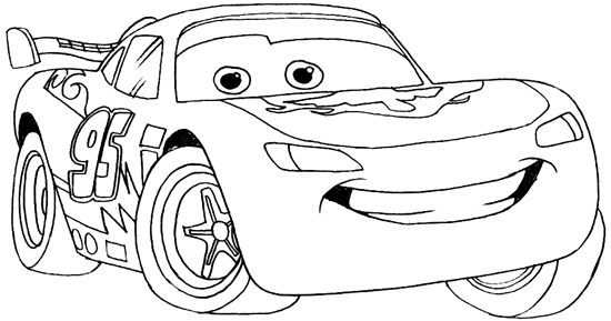 550x289 how to draw lightning mcqueen from disney cars movie lesson - Cars Lightning Mcqueen Drawing