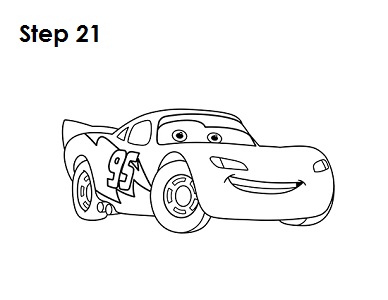 388x300 how to draw lightning mcqueen - Cars Lightning Mcqueen Drawing