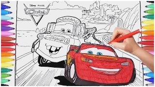 320x180 speedy mcqueen coloring pages best of how to draw tow mater - Cars Movie Drawing