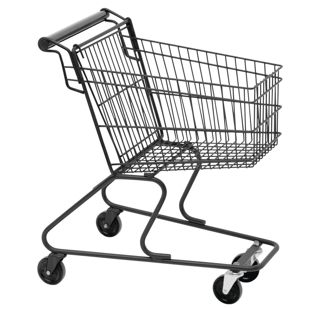 1000x1000 technibilt black metal child's shopping cart - Cart Drawing