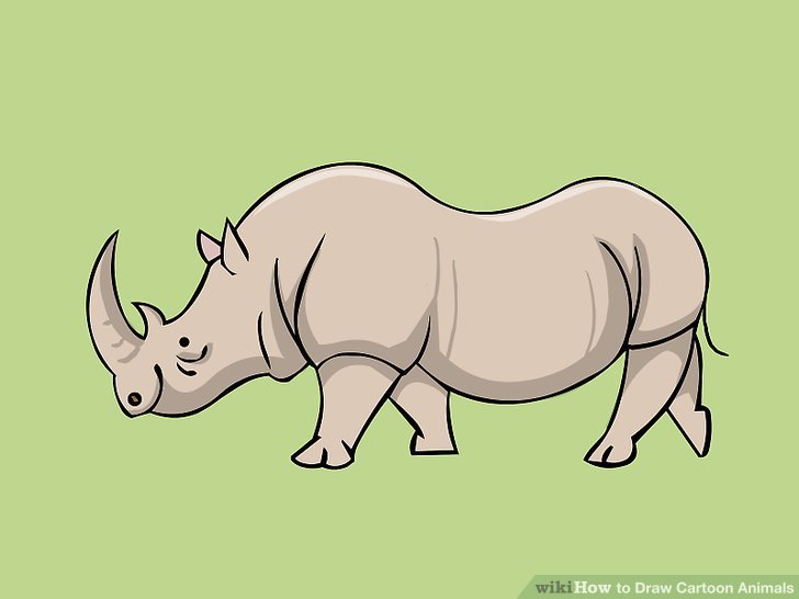 728x546 How To Draw Cartoon Animals - Cartoon Animals Drawing